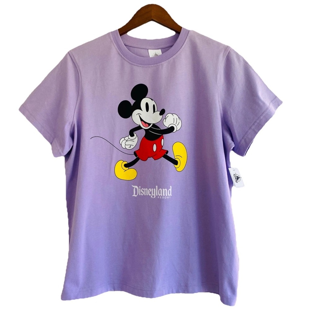 Disney Disneyland Mickey MouseTee Shirt Lavender NWT